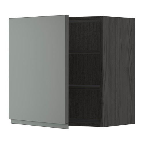 METOD wall cabinet with shelves