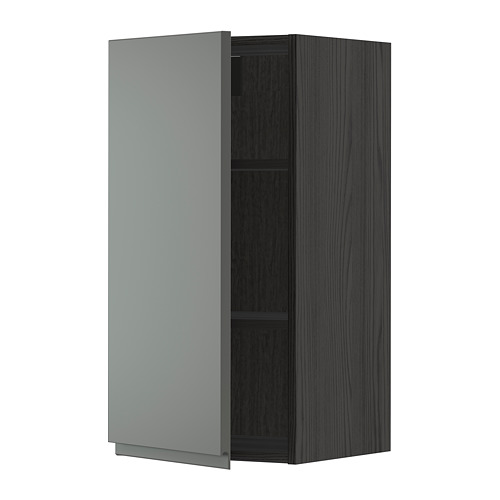 METOD wall cabinet with shelves