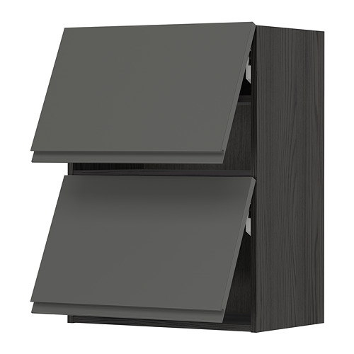 METOD wall cab horizo 2 doors w push-open