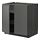 METOD, base cabinet with shelves/2 doors