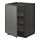 METOD, base cabinet with wire baskets