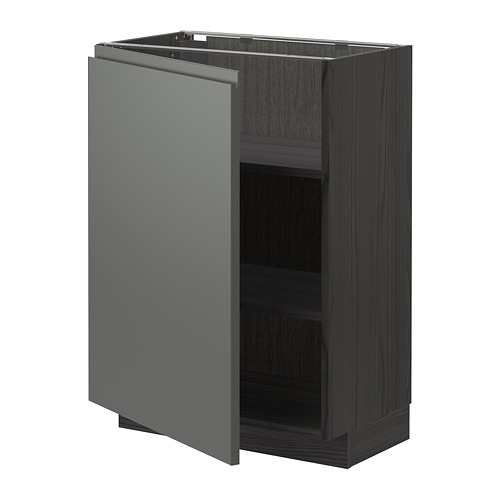 METOD base cabinet with shelves