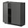 METOD, base cabinet with shelves/2 doors