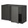 METOD, corner base cabinet with shelf