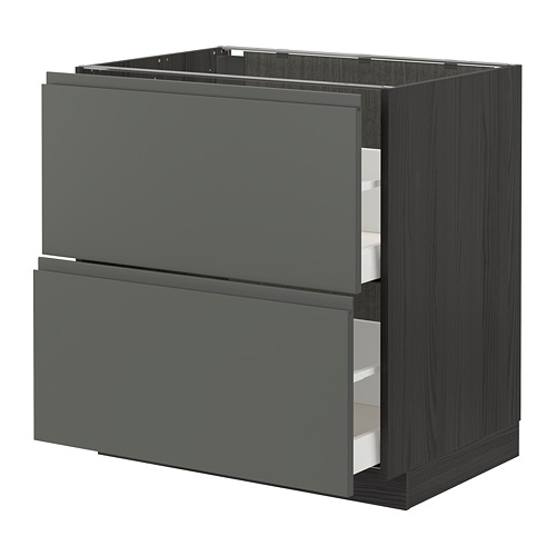 METOD/MAXIMERA base cb 2 fronts/2 high drawers