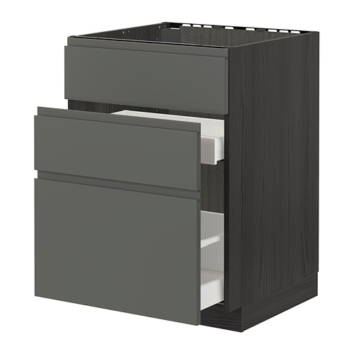 METOD/MAXIMERA base cab f sink+3 fronts/2 drawers