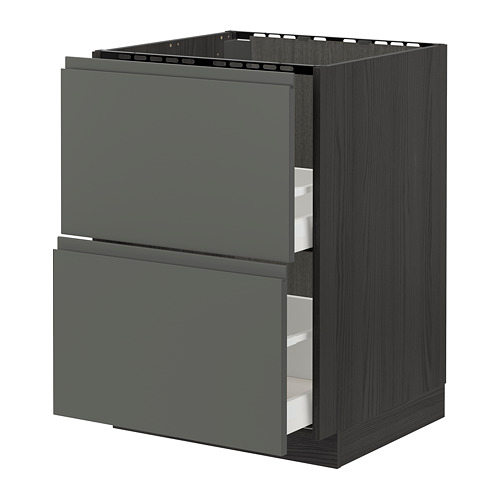 METOD/MAXIMERA base cab f sink+2 fronts/2 drawers
