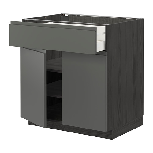 METOD/MAXIMERA, base cabinet with drawer/2 doors