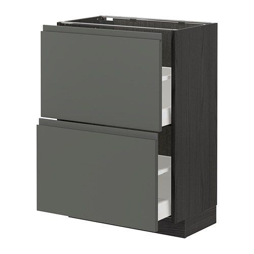 METOD/MAXIMERA base cabinet with 2 drawers