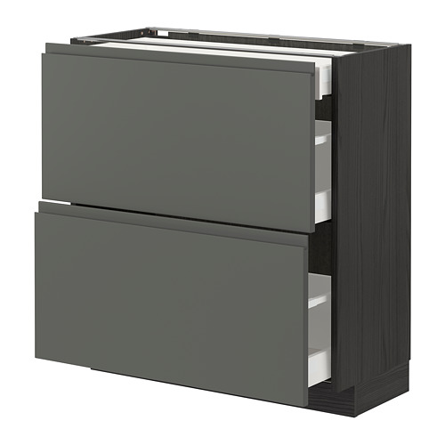 METOD/MAXIMERA base cab with 2 fronts/3 drawers