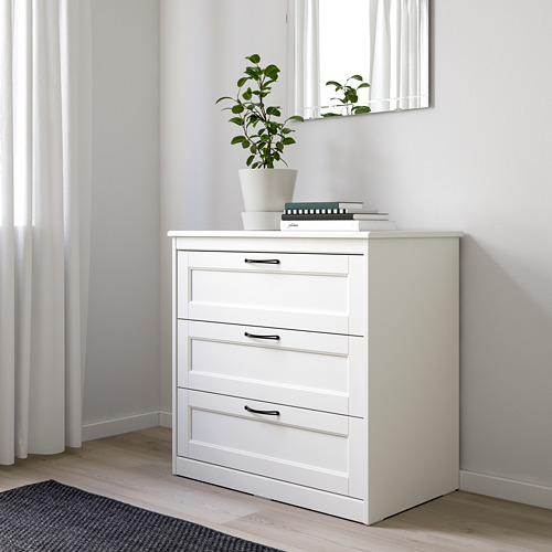 SONGESAND, chest of 3 drawers