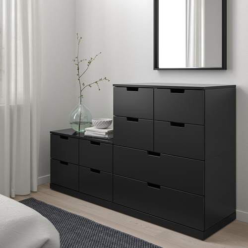 NORDLI, chest of 10 drawers