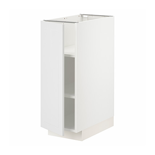 METOD base cabinet with shelves