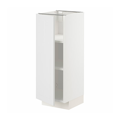 METOD base cabinet with shelves