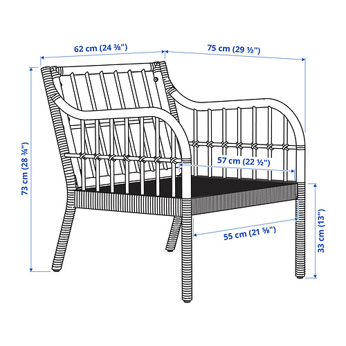 HOLMSTA/FRÖKNABO armchair