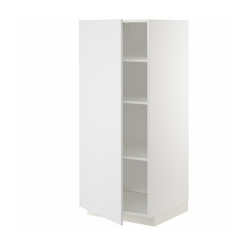 METOD high cabinet with shelves