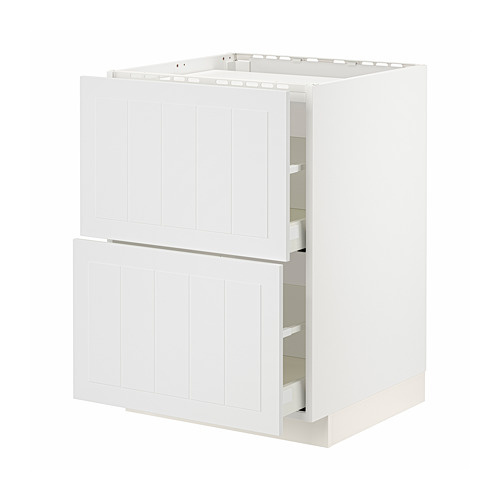 METOD/MAXIMERA, base cab f hob/2 fronts/2 drawers