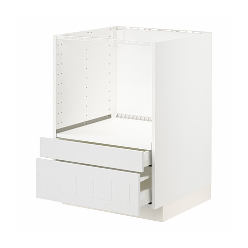 METOD/MAXIMERA, base cabinet f combi micro/drawers