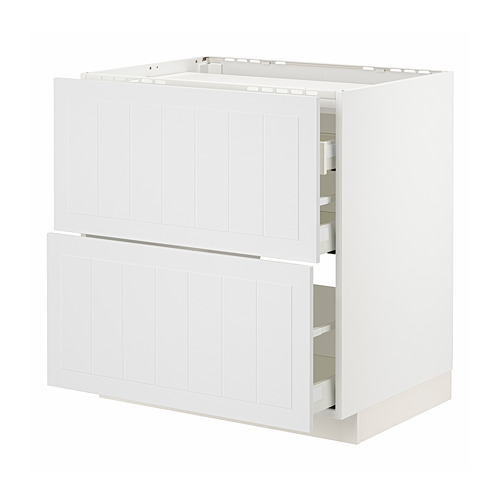 METOD/MAXIMERA base cab f hob/2 fronts/3 drawers