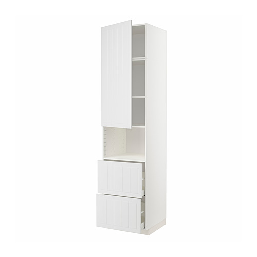 METOD/MAXIMERA hi cab f micro w door/2 drawers