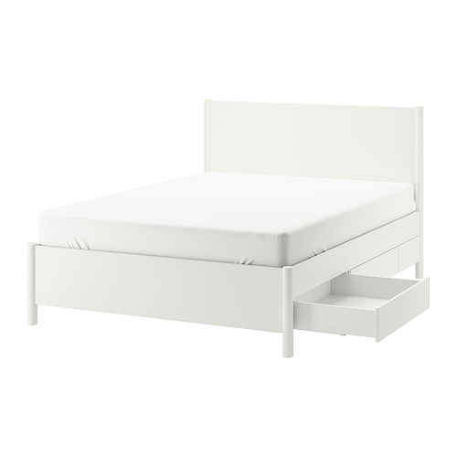 TONSTAD bed frame with storage
