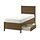 TONSTAD, bed frame with storage
