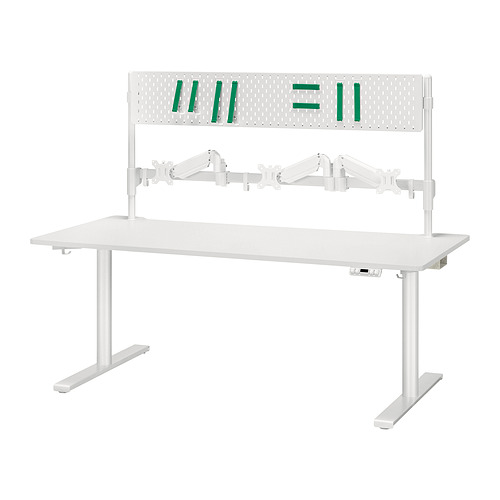 MÅLOMRÅDE, gaming desk sit/stand