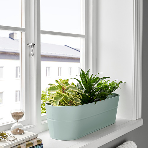 VITLÖK, flower box with holder