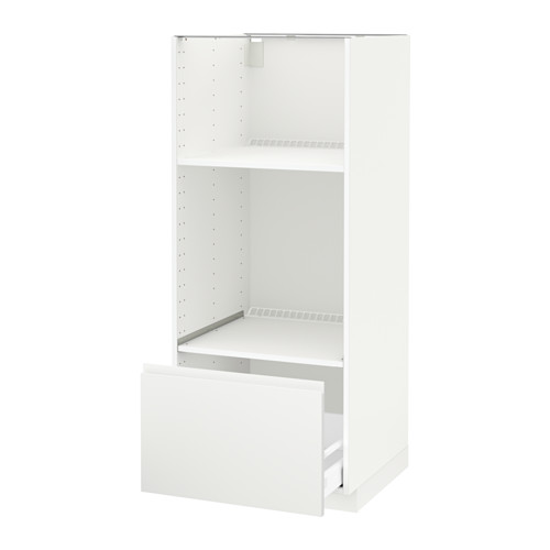 METOD/MAXIMERA high cab for oven/micro w drawer