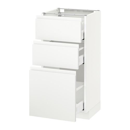 METOD/MAXIMERA base cabinet with 3 drawers