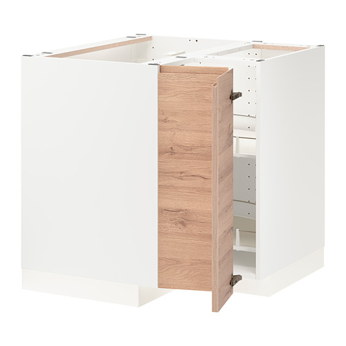METOD, corner base cabinet with carousel