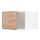 METOD, top cabinet for fridge/freezer
