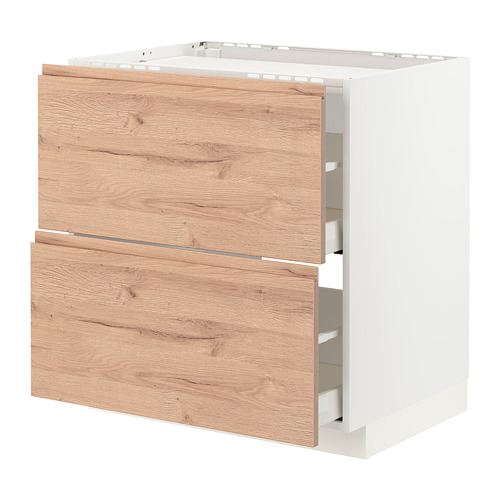 METOD/MAXIMERA, base cab f hob/2 fronts/2 drawers