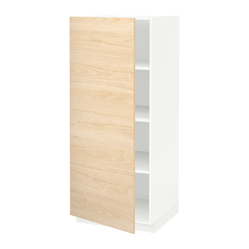 METOD high cabinet with shelves