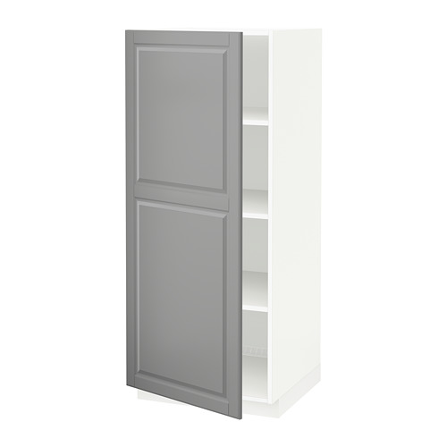 METOD high cabinet with shelves