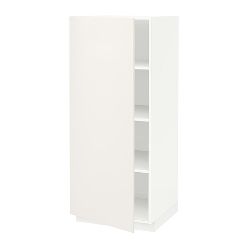 METOD high cabinet with shelves
