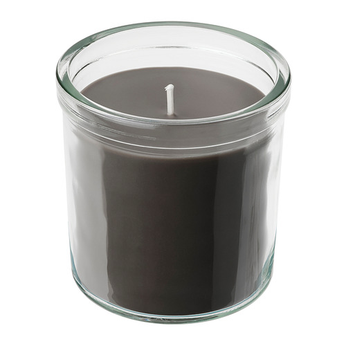 ENSTAKA, scented candle in glass