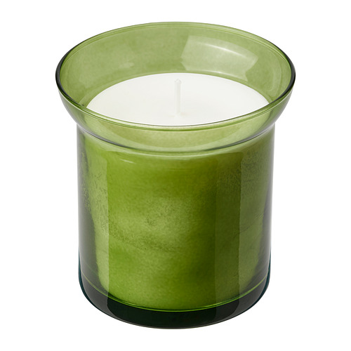 HEDERSAM, scented candle in glass