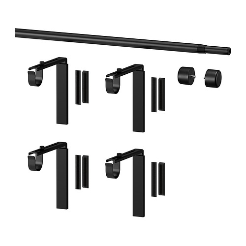 RÄCKA, curtain rod combination