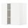METOD, wall cabinet with shelves/2 doors
