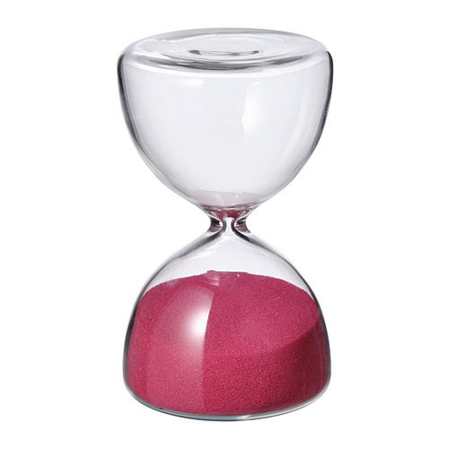 EFTERTÄNKA, decorative hourglass