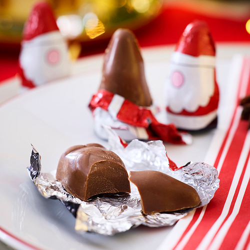 VINTERSAGA, bag of Chocolate Santas