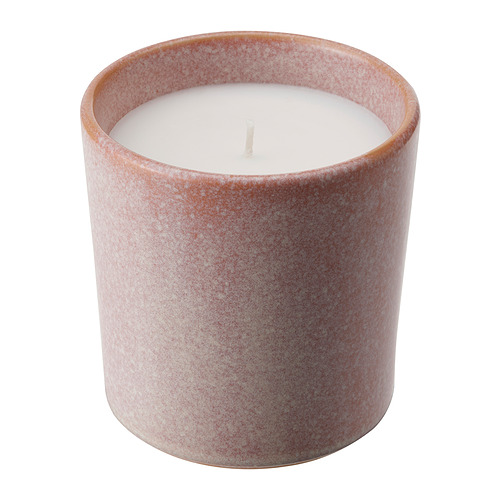 LUGNARE scented candle in ceramic jar