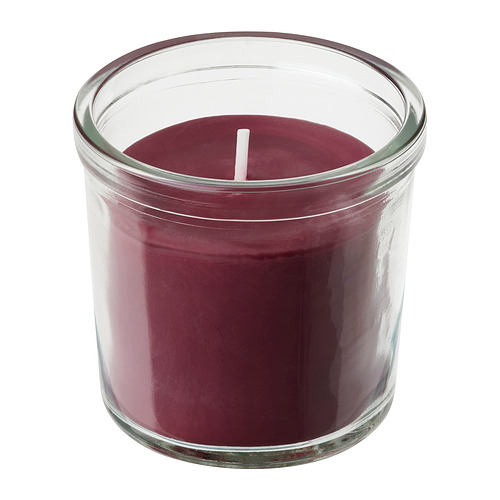 STÖRTSKÖN, scented candle in glass