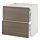 METOD/MAXIMERA, base cab f hob/2 fronts/3 drawers