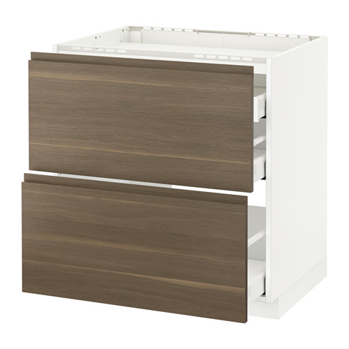 METOD/MAXIMERA base cab f hob/2 fronts/3 drawers