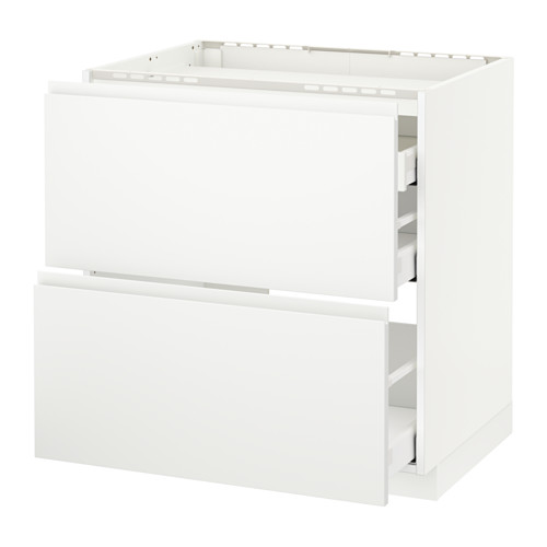 METOD/MAXIMERA base cab f hob/2 fronts/3 drawers