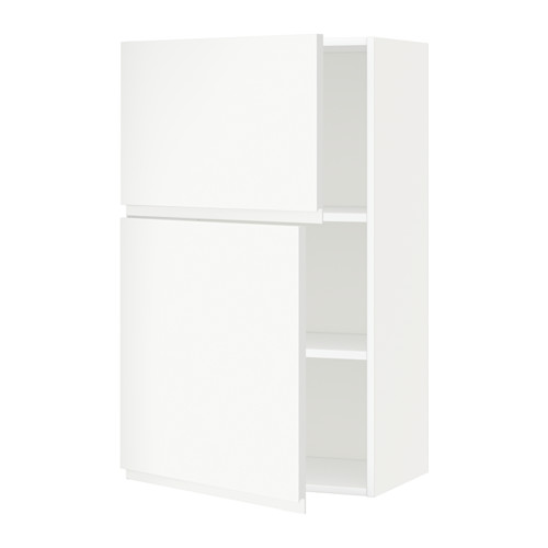 METOD wall cabinet with shelves/2 doors
