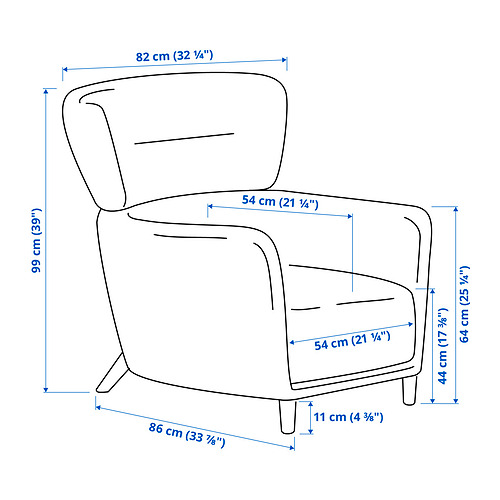 OSKARSHAMN wing chair