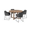 MÖRBYLÅNGA/TOSSBERG table and 4 chairs